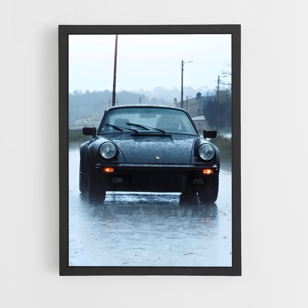 Poster Hydro Drift – affiche Porsche (vue 2)
